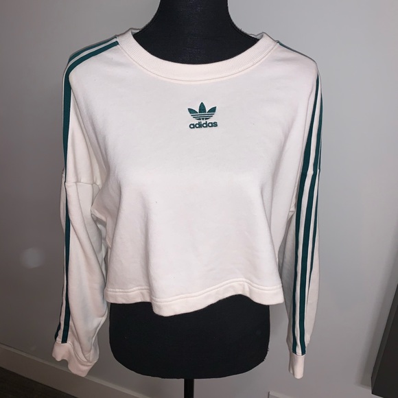 green and white adidas sweatshirt